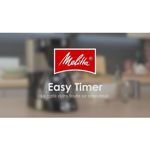 תמונה של Melitta Easy Timer - Black מכונת קפה פילטר