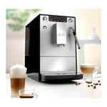 תמונה של מכונת קפה אוטומטית מתצוגה/מחודשת Melitta Solo milk מליטה סולו כסף